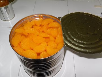оптовые свежие законсервированные этапы апельсина мандарина 2650мл в светлом сиропе
