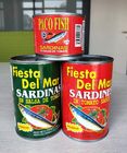 Законсервированные рыбы сардины в томатном соусе много тип упаковки