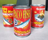 Рыбы законсервированные консервами законсервировали сардину/тунца/скумбрию в томатном соусе/масле/рассоле 155Г 425Г
