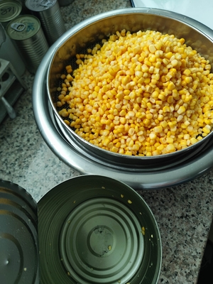 Сверхсладкая кукурузная консервированная кукуруза без ГМО с сиропом 7,5-9,0
