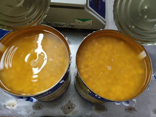 Желтый цельный ядро мягкие консервы сладкая кукуруза вакуумные запечатанные банки упакованы