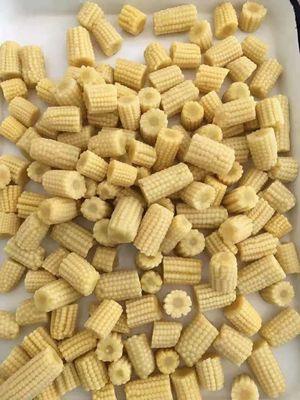 Мягкая текстура Консервированная сладкая кукуруза Желтый цвет Вакуумный пакет